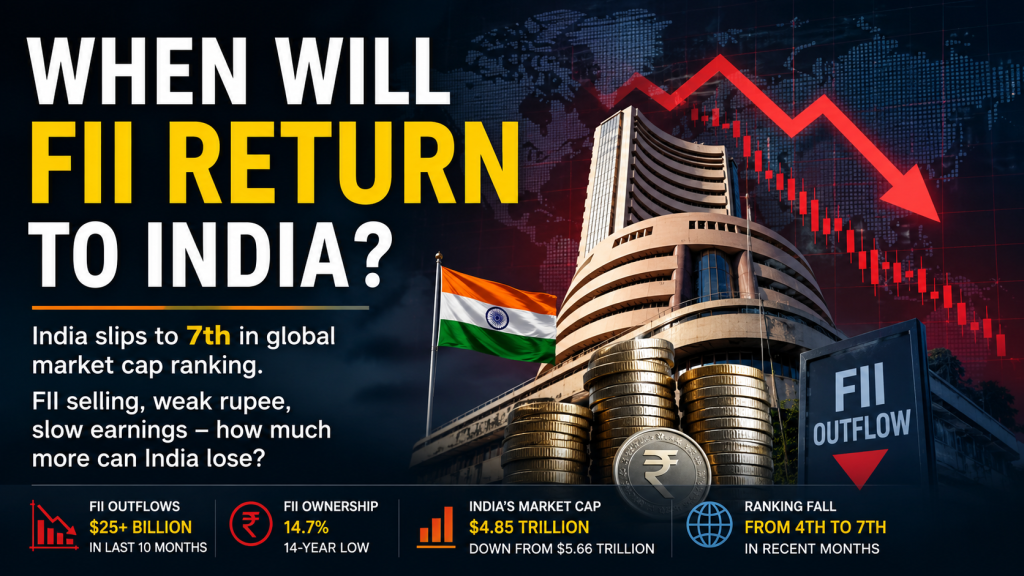 When Will FIIs Return to India? India’s Slide in Global Market Rankings Demands More Than Optimism