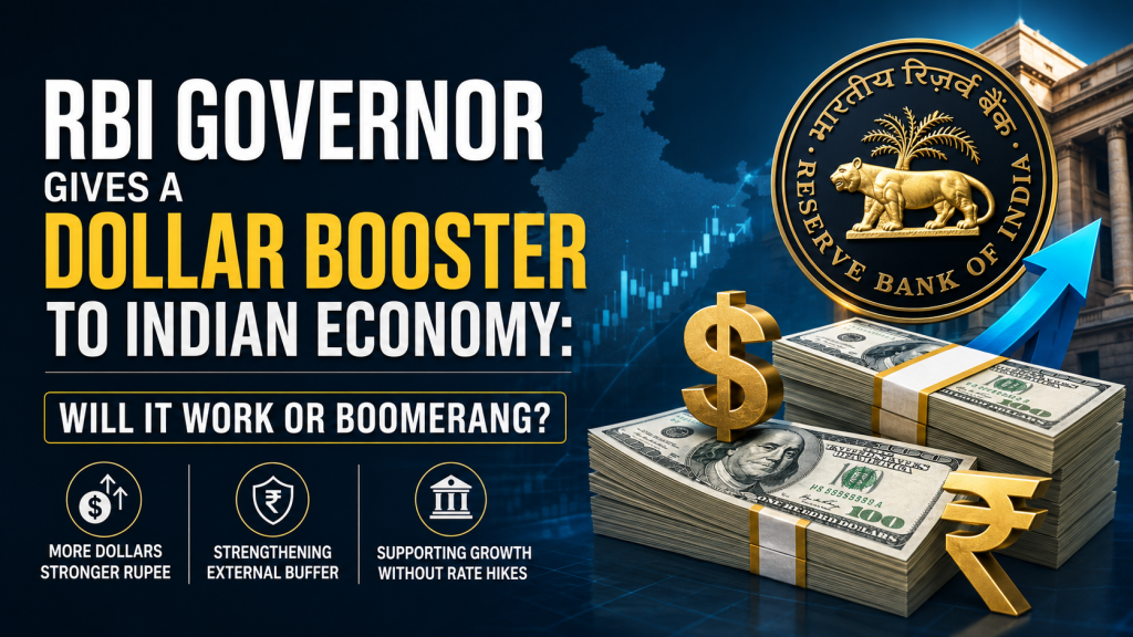 RBI Governor Gives a Dollar Booster to the Indian Economy: Will It Work or Boomerang?